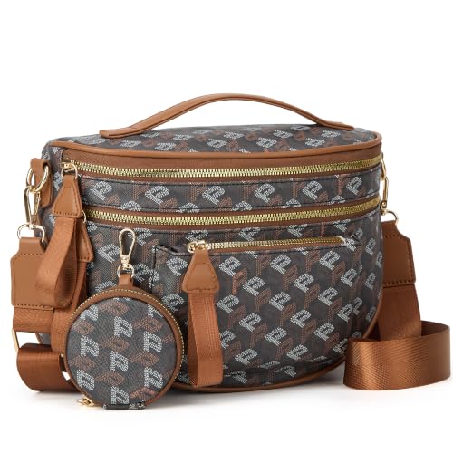 Image of Makes Checkered Crossbody Bag Bum Bag for Women with Pouch
