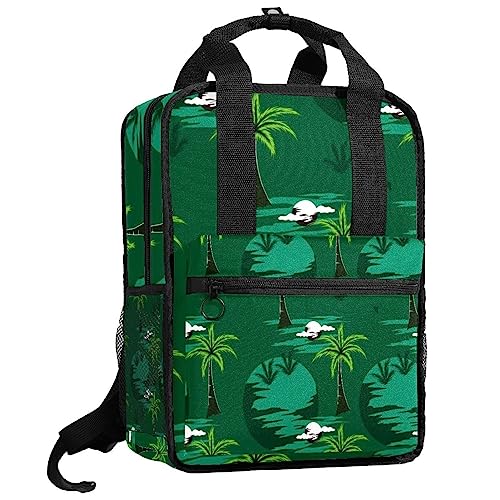 Cartable pour filles et garçons multicolore avec bretelles réglables de 35 cm