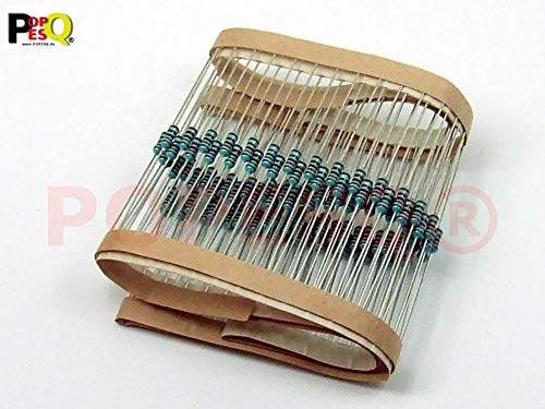 100x Widerstand 82 Ohm (82R) – 0,6W Metallfilm 1%, Ersetzt 0,25W / 0,5W, Ø2,5x6,8mm