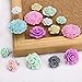 72PCS Push Pins Cute Cat Thumb Tacks Decorative Push Pins Wood Pin Board Tacks Assorted Colors Flower Push Pin Clips for Cork Board Wall Cubicle Accessories for Home Office Cute Desk Accessories