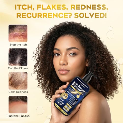 Image of Enhanced Antifungal Shampoo for Seborrheic Dermatitis & Folliculitis-Fresh