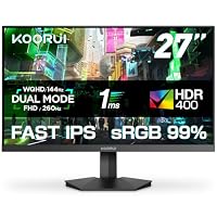 Amazon.co.jp: KOORUI ゲーミングモニター 27インチ 320Hz(FHD) 160Hz
