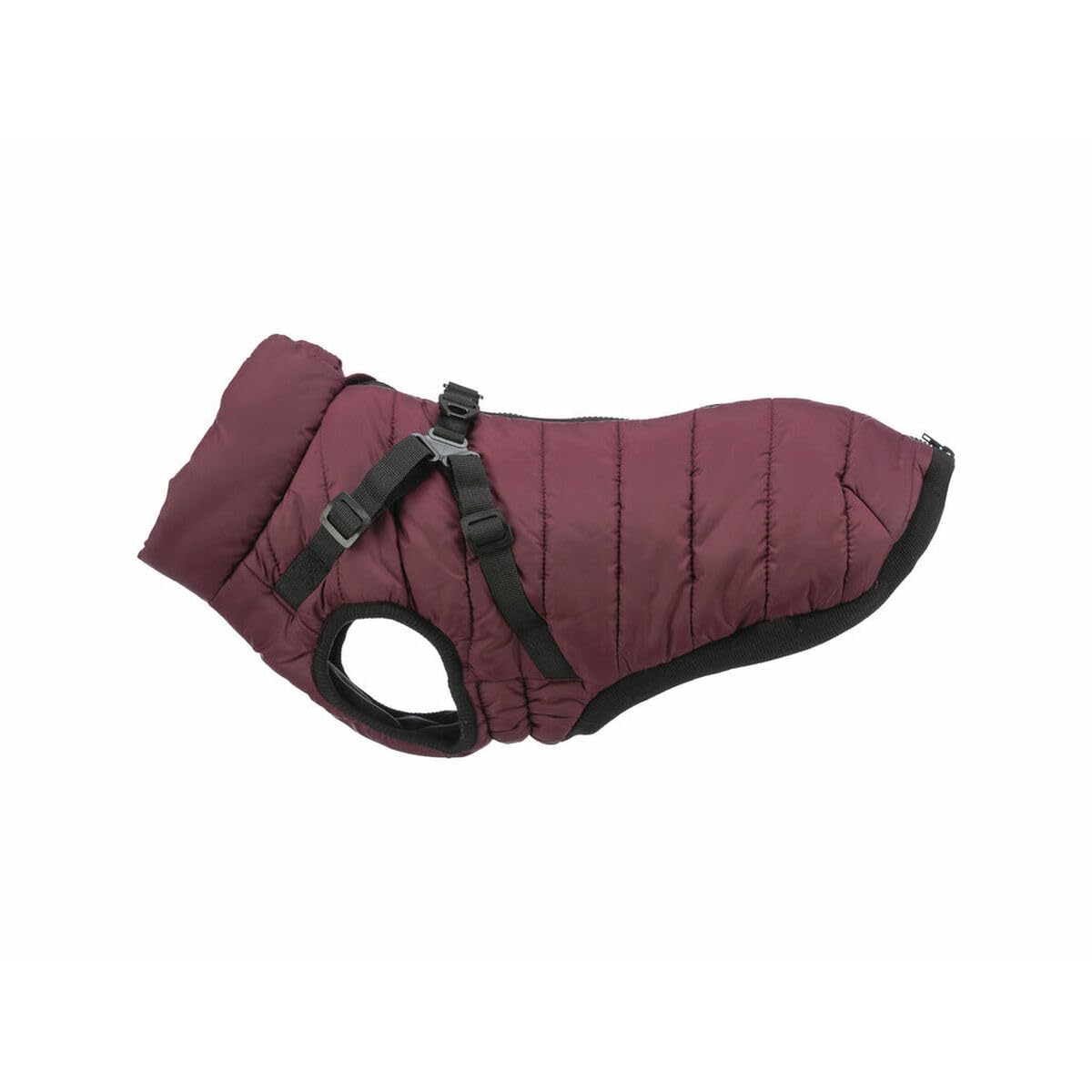 TRIXIE Pirou Winter Harness Coat, S: 33 cm, Sangria