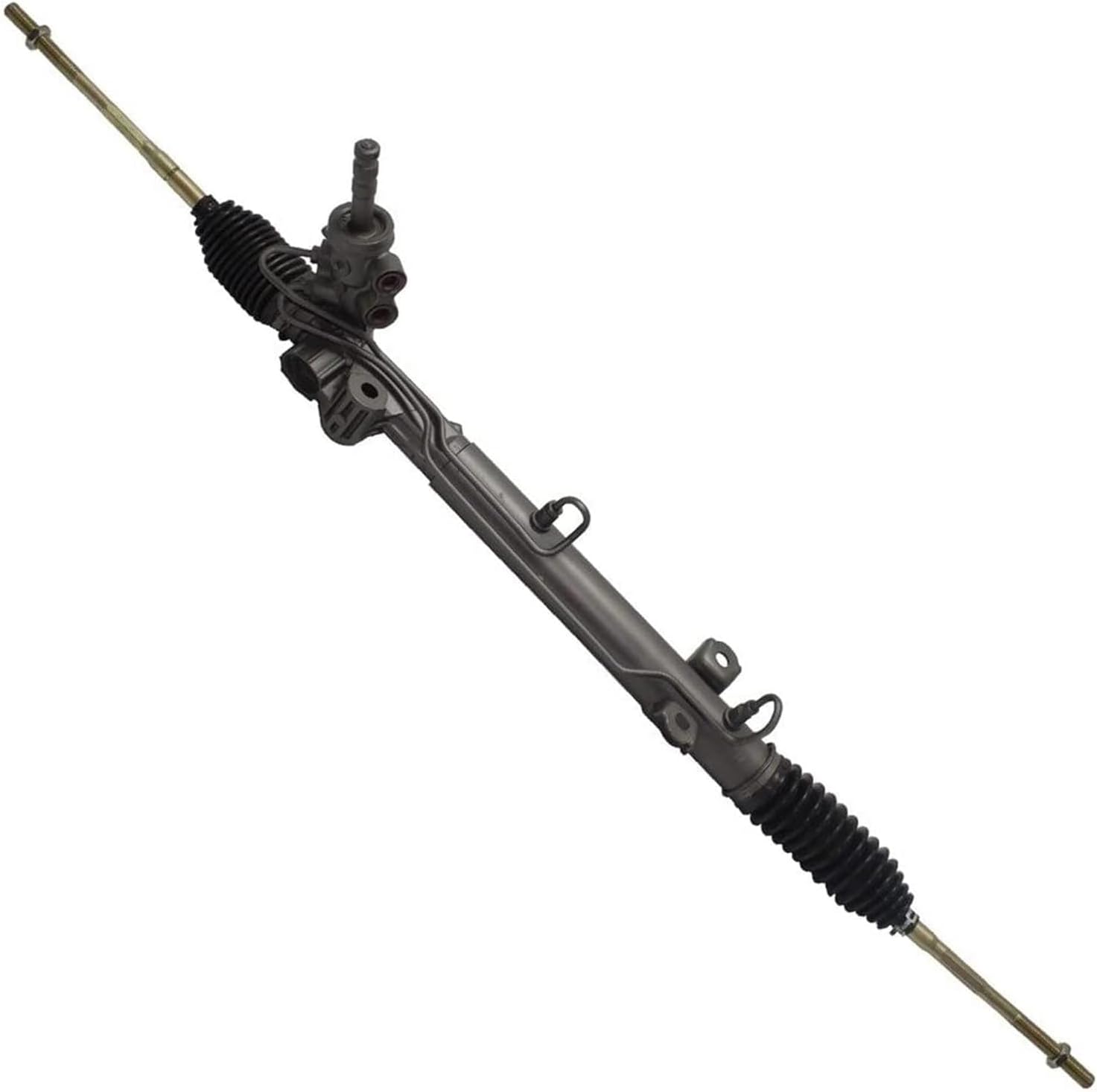 Detroit Axle - Rack and Pinion Kit for 05-07 Dodge Grand Caravan Chrysler Town & Country 2005 2006 2007, Power Steering Rack and Pinion Assembly, 2 Outer Tie Rod Ends Replacement