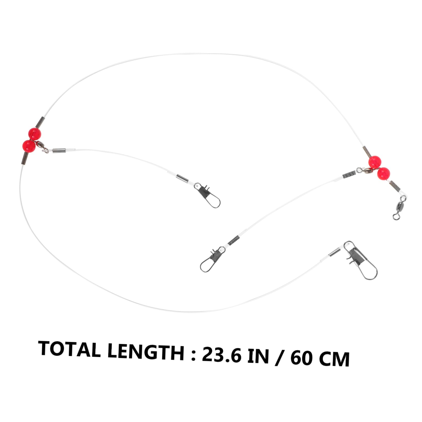 BESPORTBLE 12pcs Saltwater Fishing Leaders High-Strength Fishing Wire Lure Saltwater