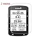 Elecguru Screen Protector Compatible with Garmin Edge 520 Tempered Glass Screen Protector for Garmin 520,Anti-Scratch, Anti-Fingerprint, Bubble Free (2 Pack)