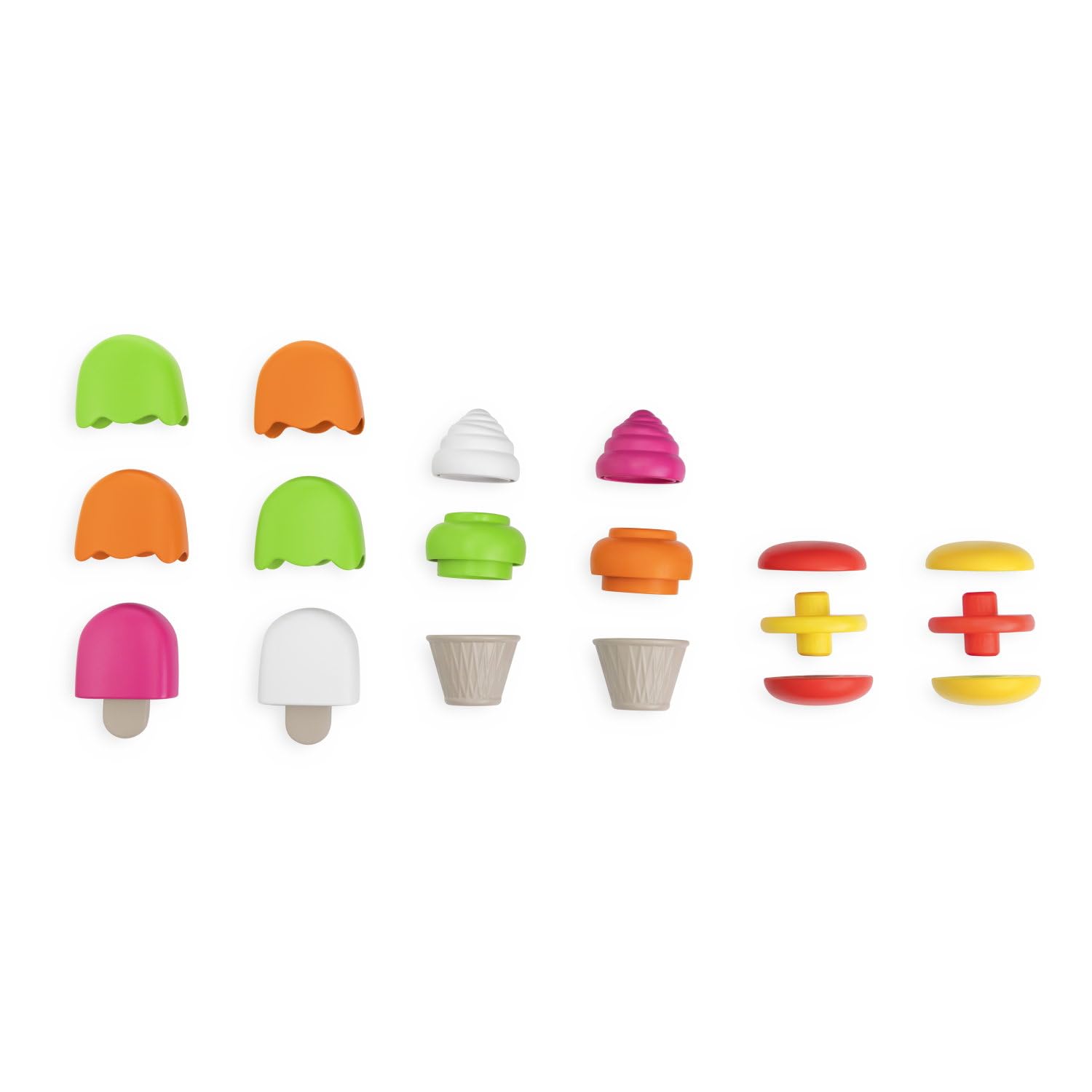 Chicco 00012149000000 Ice Cream Cart Game, wielokolorowa