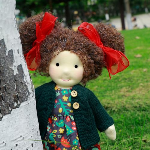Handmade-Collect-Rag-Doll-Waldorf-Doll-Adult-Present-with-Exquisite-Box-Harper-12 Handmade Collect Rag Doll Waldorf Doll Adult Present with Exquisite Box Harper 12