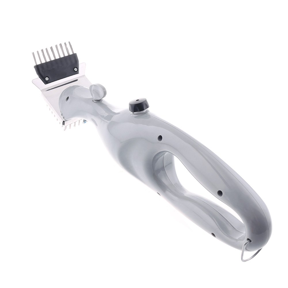 Hamhsin Spazzola Per Pulizia Barbecue In Acciaio Inox – Manico Lungo Anticalore, Setole In Rame - 2