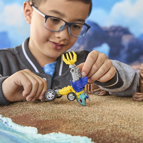 Transformers Cyberworld Cyber Changers Skybyte, 10 cm große Action-Figur mit 4 Schritten zur Verwandlung zum Hai-Fahrzeug… – Ansicht 5