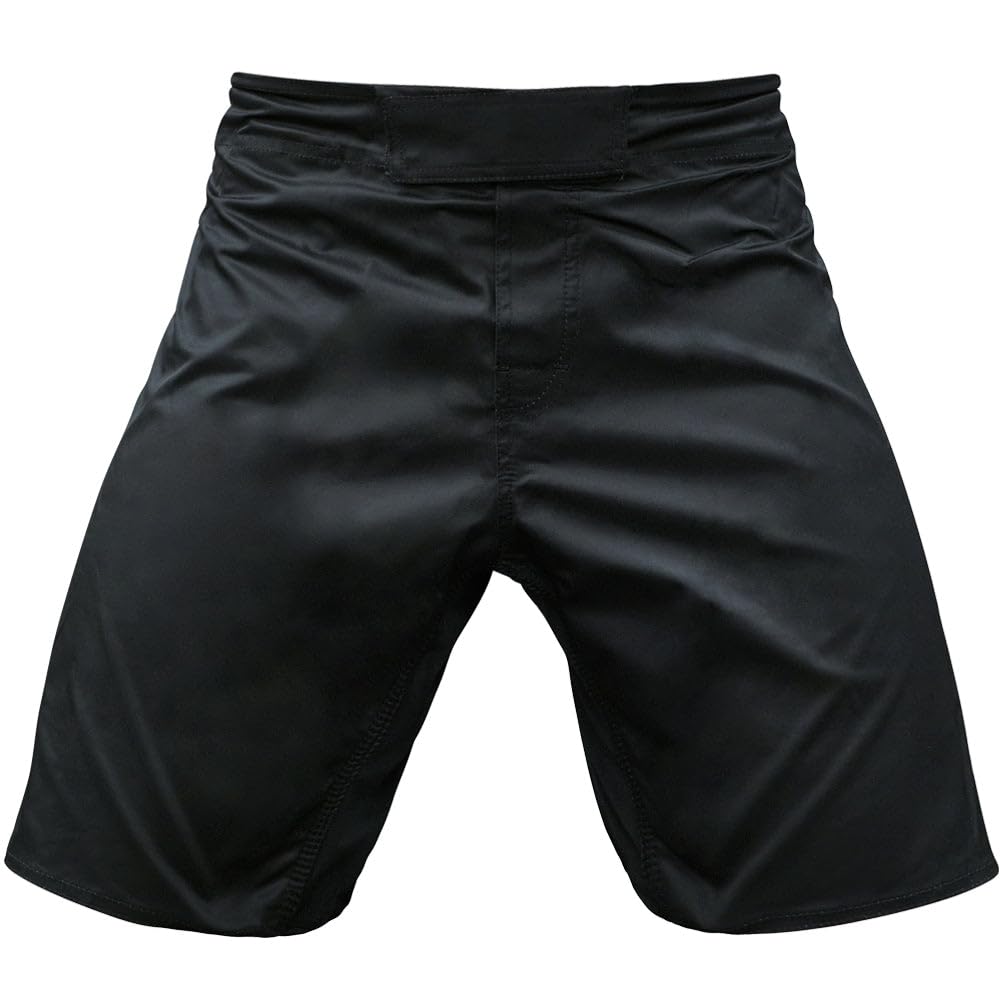 Meister Elite Flex Fighter Boardshorts für MMA Training und Gym Workouts - Blank No Logo