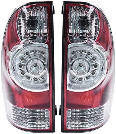 ANTUKO Rear Left and Right LED Tail Light Assembly Replacement for 2005-2015 Tacoma 8156004150 8155004150 Driver and Passenger Side