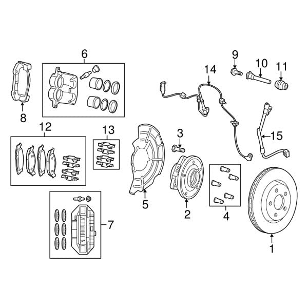 Amazon.com: Mopar 68052372AA ADAPTER DISC BRAKE CALIPER : Automotive