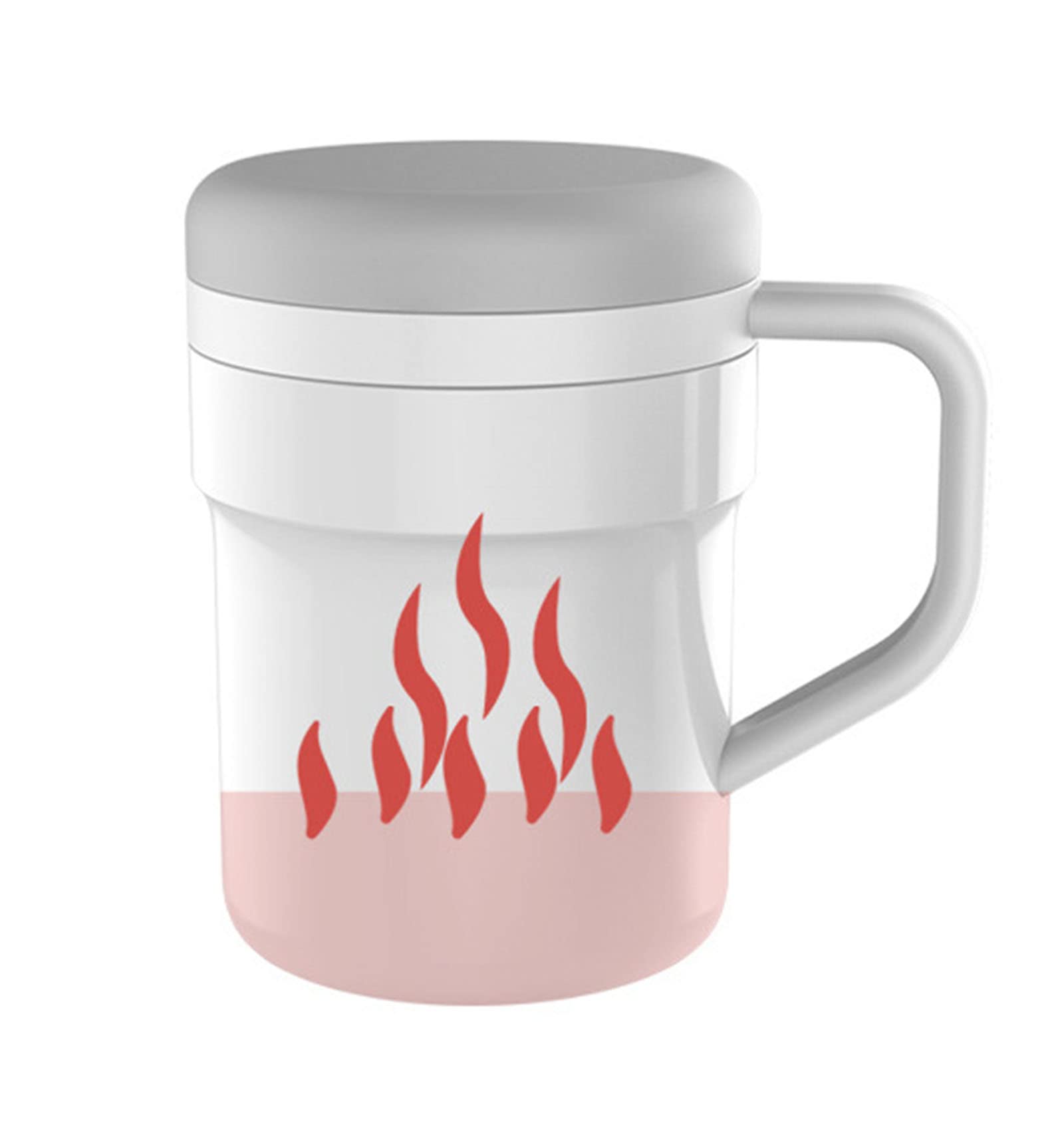 Taza de café de 320 ml con agitación automática, de Acero Inoxidable, con Calentamiento magnético, para café y Leche.