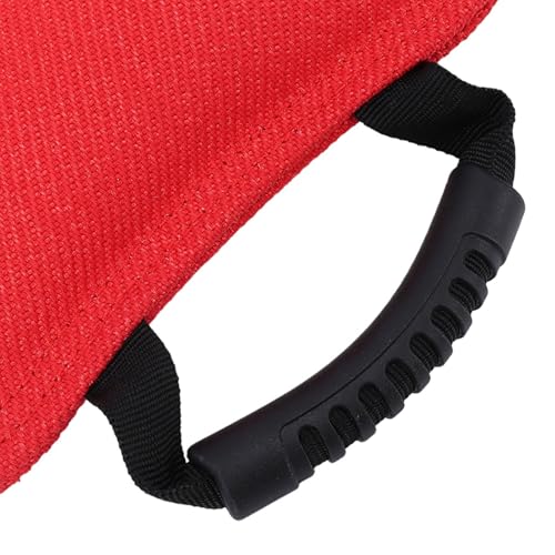 Oreiller de morsure de chien jouet à mâcher interactif durable rouge - 8