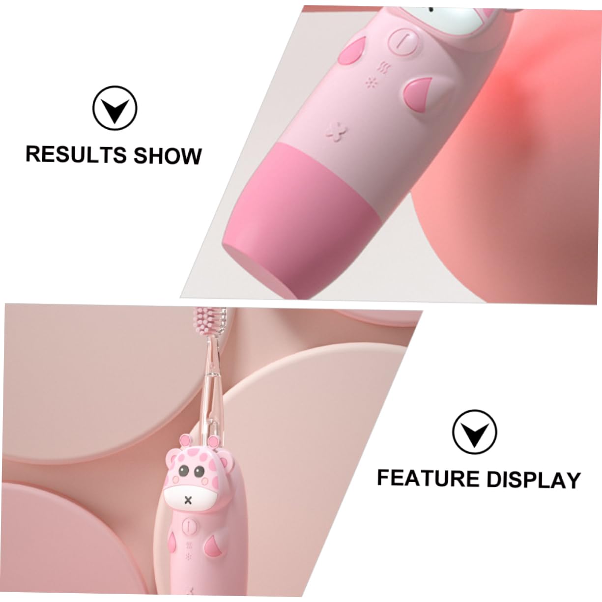 Healvian 1 Juego de Cepillo de Dientes Eléctrico Sónico para Niños Velocidad Ajustable, Resistente al Agua y Temporizador Integrado, Adecuado para Cuidado Bucal Diario en Casa y Viaje