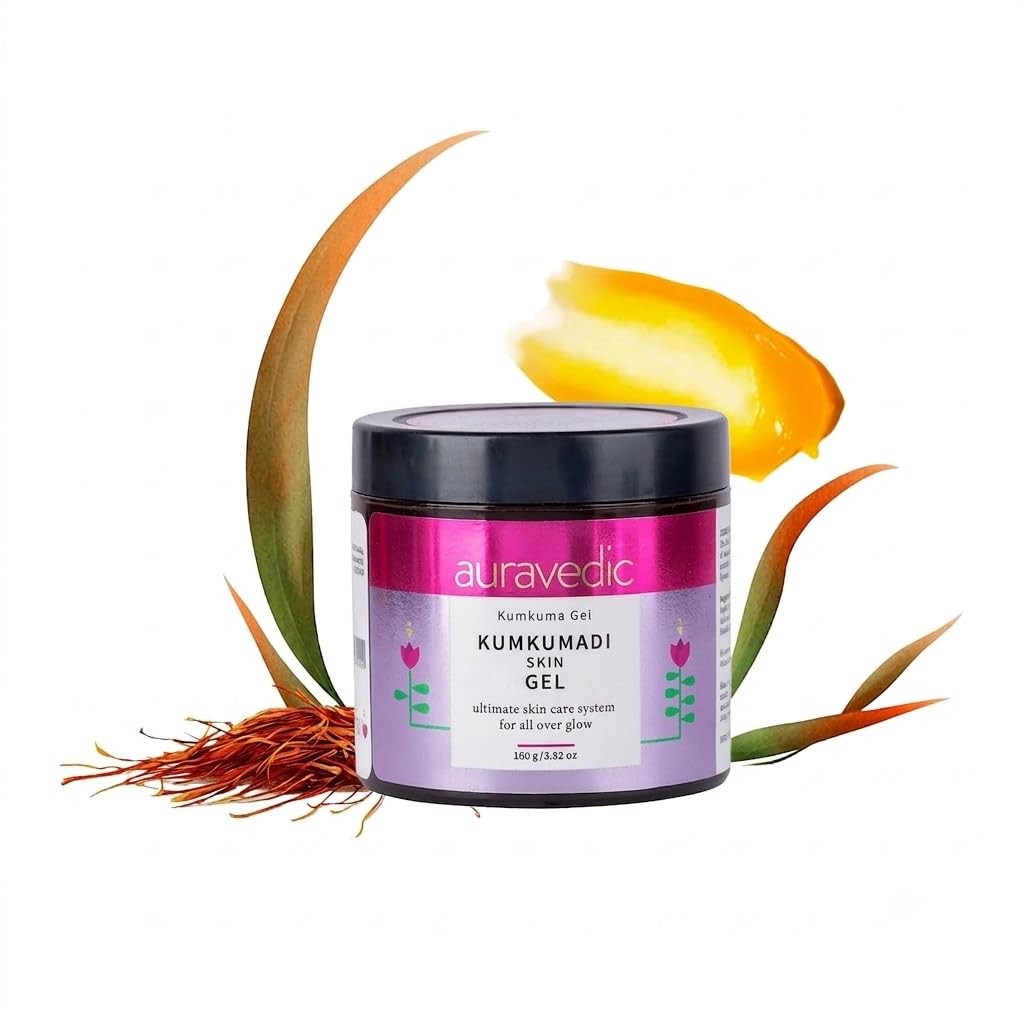 Auravedic Kumkumadi Gel Face Moisturizer with Saffron