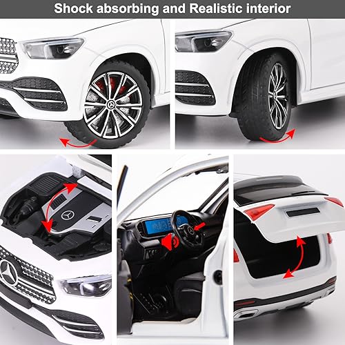 Modelo de coche GLE 350 1:24 con luces y sonido miniatura 5