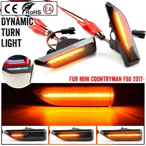 Feux clignotants auto LED dynamique séquentielle Mini F60 Crystal