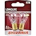 SYLVANIA - 1176 Long Life Miniature - Bulb, Ideal for Brake, Tail Applications. (Contains 2 Bulbs)