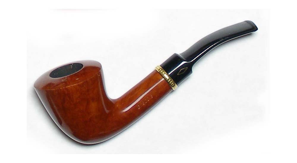 Brebbia kit first pipe smooth shape 6010 - Bent Dublin with saddle mouthpiece