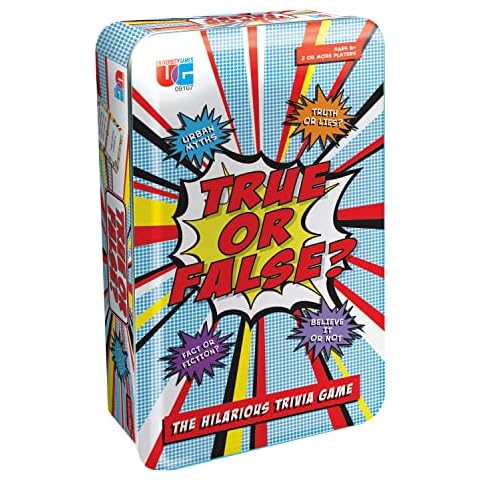 University Games, True or False Tin Game Cover