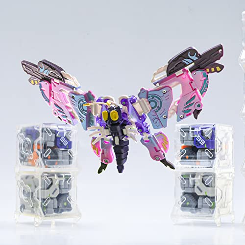 52Toys Beastbox Bb-56 Bullet Deformation Toys Action Figure, Converting Toys In Mecha And Cube, Perfect Birthday Party Gift For Teens And Adults, Designed By Butterfly #TOP6