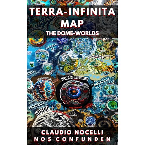 TERRA INFINITA MAP Audiolibro Por Claudio Nocelli arte de portada