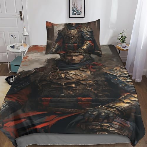 Parure de couette samurai heavy armor impression 3D haute finition