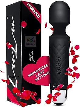 TWO BIX Body Wand Cordless Battery Powered Personal Handheld Rechargeable Waterproof Mini Massager Machine For Women & Men | Flexible Neck,Quite & Powerful Motor-20 pattern Vibration & 8 speeds Extra Long Battery -Flexible Neck Cordless for Neck Shoulder Back Body Massage, Sports Recovery & Muscle-Body Massager Dual Wand Massage for Deep Muscles Pain Relief Relaxation