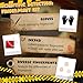 Spy Kit for Kids Detective Outfit Fingerprint Toys for 5 6 7 8 9 10 Year Old with Hat,Wooden Magnifying Glass and Detective Tools,Secret Agent Investigation Science Set,Spy Costumes for Kids 8-12