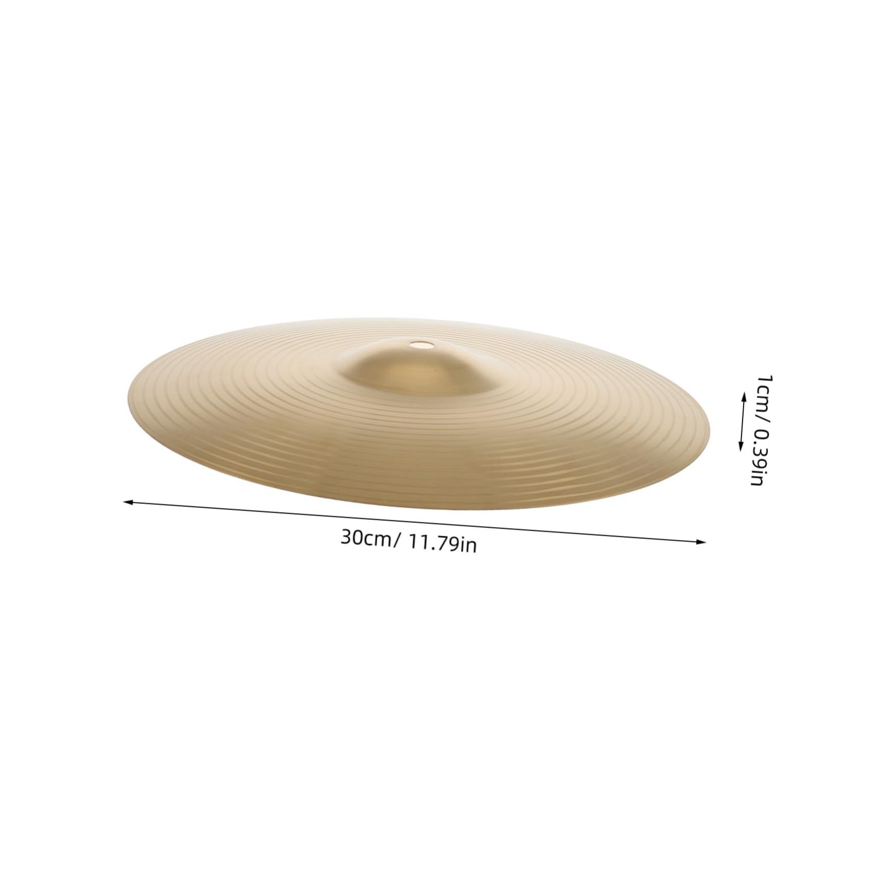 Yardwe 12 Inch Jazz Drum Cymbals Set Bright and Crisp Sound Drum Fitting Accessory