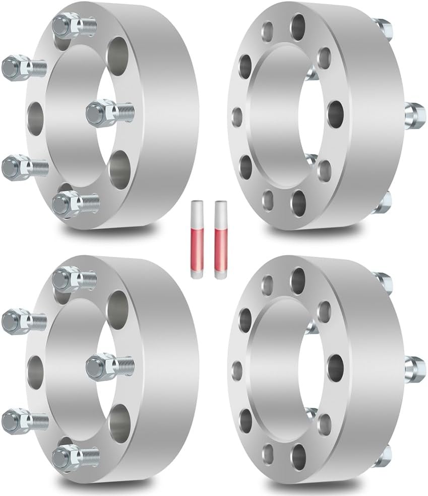 ECCPP 4PCS 2 inch 5×5.5 to 5×5.5 Wheel Spacers 5×139.7mm 108mm fits for Ram 1500 Van for F100 for ford F150 for ford E150 Econoline for ford Bronco Vitara with 1/2″ Studs ECCPP 4PCS 2 inch 5×5.5 to 5×5.5 Wheel Spacers 5×139.7mm 108mm fits for Ram 1500 Van for F100 for ford F150 for ford E150 Econoline for ford Bronco Vitara with 1/2″ Studs