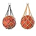 Jixista Sac Filet de Ballon Sac De Balle De Basket Poche Filet Sac en Filet pour Ballon de Football Filet Sacoche en Maille Transport Rangement 2pcs Nylon Idéal pour Transporter Votre Ballon
