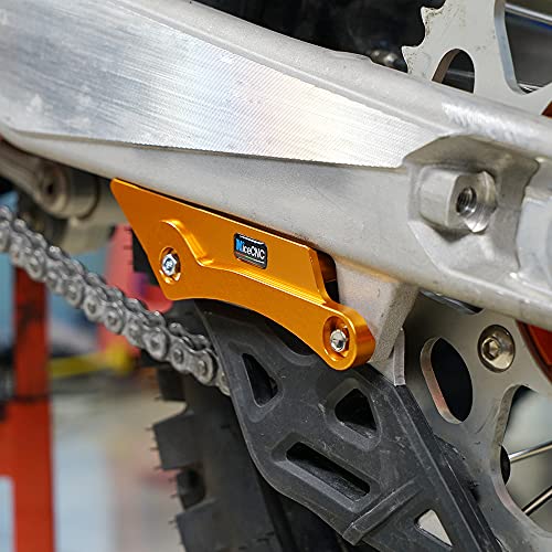 Nicecnc Orange Rear Swingarm Guard, Chain Guide Protector Compatible With Ktm 690 Enduro R 2013-2022 2021 2020 2021 2019 2018 2017 2016 2015 2014 2013 #TOP1