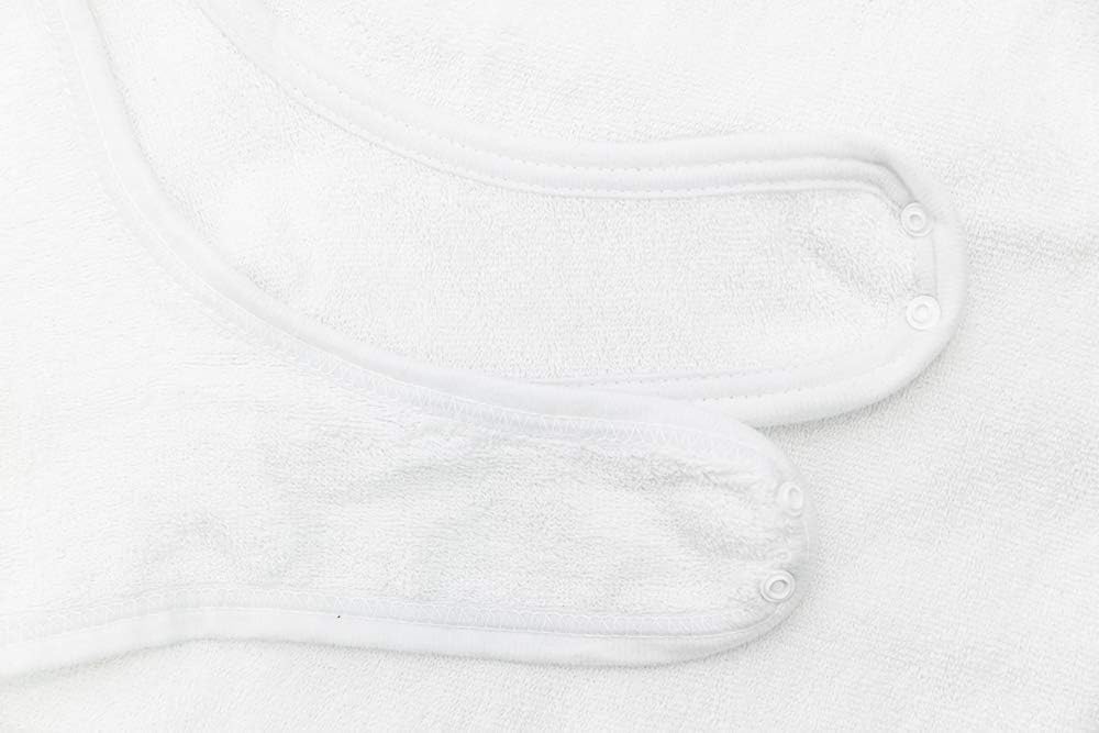 Primo Passi Hands-Free Baby Bath Towel Soft and Ultra Absorbent Cotton Hooded Extra-Large, 40x40 inches, Apron Towel for Safe Babies Bath time