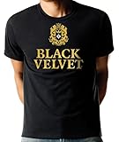 Black Velvet Canadia Rye Whiskey Black T-Shirt