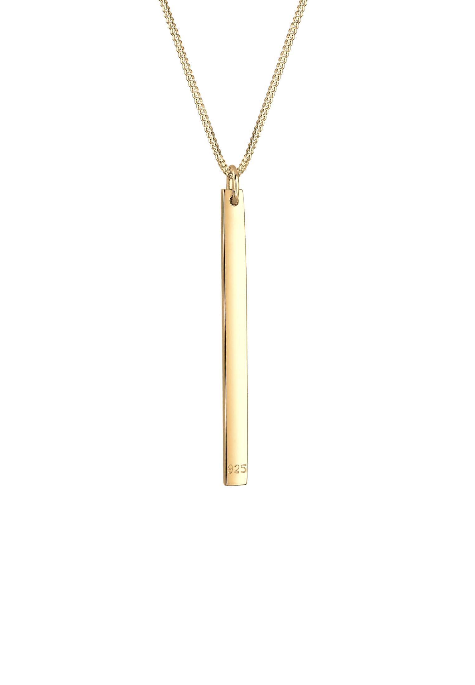 Elli Collares Mujeres Tanque Geo Símbolo Barra Capas Cool en Plata de Ley 925