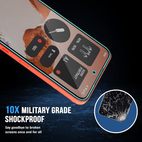 Image of ArmourPro Anti Glare Matte Tempered Glass for CMF Phone (2) Pro, Anti Fingerprint Screen Protector, 9H Scratch Resistant, Smooth Touch, Easy Installation Kit with Cable Protector