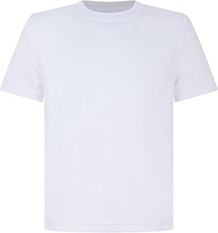 Kids T Shirts Football Tops Gym Boys Girls School P.E Sports Fitness Running Top T-Shirt