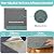 jxgzyy Soft Carpet Tiles 20×20 Inch, 0.38'' Padded Carpet Squares, Non-Adhesive Carpet Flooring with Textured Silicone Back, Easy DIY Cushioning Tiles for Under Furniture, 4 Pcs/10.8 Sqft