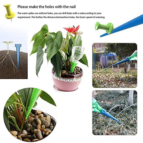 12 Pcs Automatic Plant Watering Spike Device, Cone Plant Drip Irrigation Spike for Garden, Home, Indoor, Outdoor 3 12 Pcs Automatic Plant Watering Spike Device, Cone Plant Drip Irrigation Spike for Garden, Home, Indoor, Outdoor - Image 3