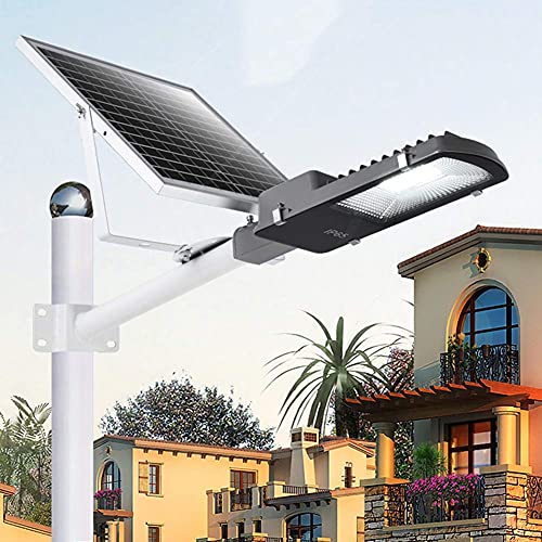 80 W-600 W LED, rörelsesensor solcell Ip65 vattentäta solcells-gatubelysning för parker/garage/vägbelysning med fjärrkontroll, 150 W