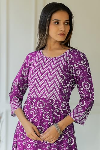 Image of MIRCHI FASHION Women's Anarkali Printed Kurti Only