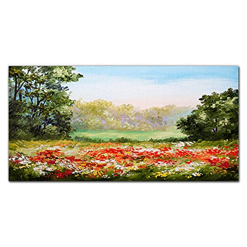 Photo sur verre acrylique 100x50cm et tableau décoration murale faune fleurs