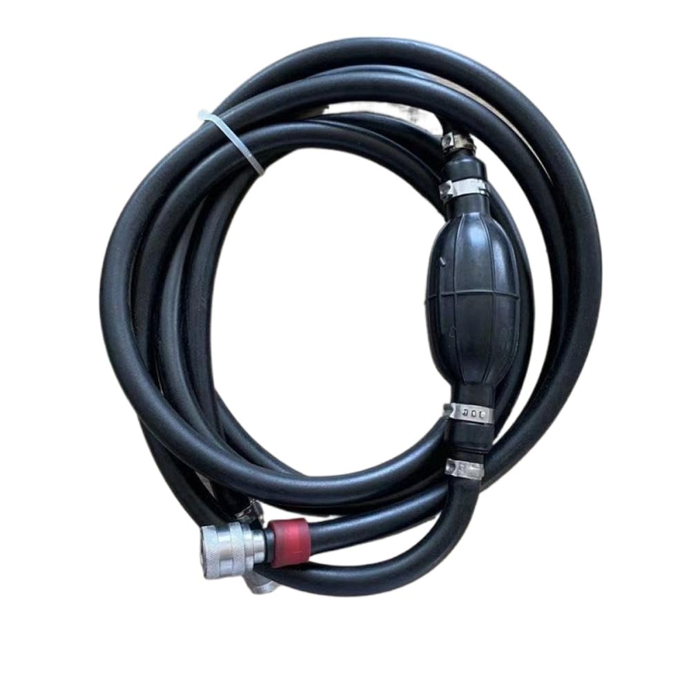 Tubo Carburante 8Mm Con Pompa Manuale Compatibile Con Fuoribordo