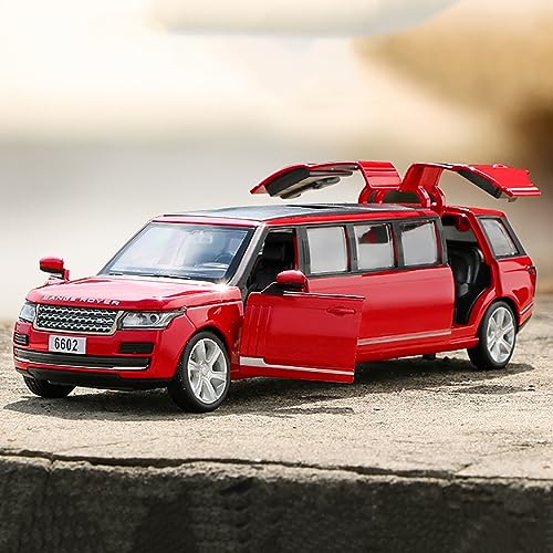 Image of DEUSON ECOM Die Cast Metal Car Long Rang Car Rover 1:32 Scale Diecast Toy Car Vehicle For Kids Sound Light Pull Back,Blue