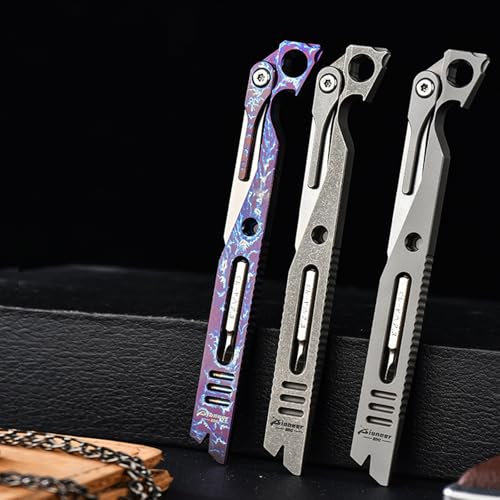 Décapsuleur en titane EDC : l'excellence d'un mini outil multifonction durable