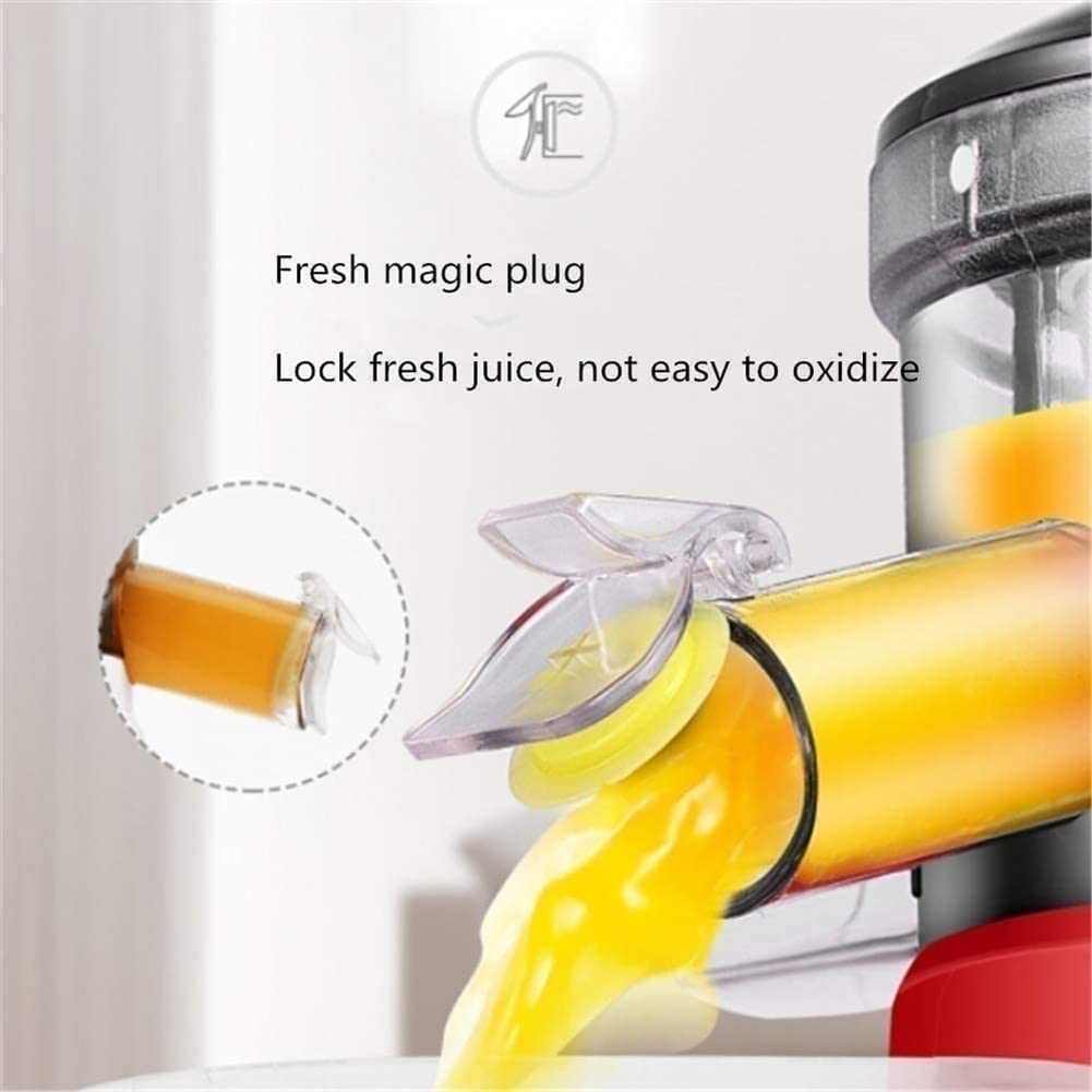 Estrattore di Succo Elettrico a Freddo, estrattore di Succo a masticazione per agrumi, Arancia, Frutta e Verdura, Design Compatto Verticale e Facile da Pulire, Senza BPA (Dimensioni: 1)