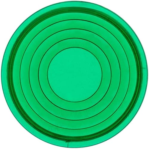 Miniatura 4 de C2W Lente de luz de cúpula rectangular y lente de luz de mapa redondo para 2006+ Peterbilt - Verde